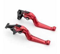 SCZMBLTLNV for NVX 155 AEROX Aerox155 2017 2018 CNC 3D Snake Aluminum Motorcycle Accessories Adjustable Brake Clutch Levers Brake(Red-175mm)