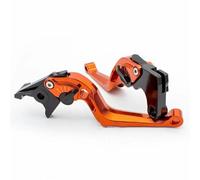 SCZMBLTLNV for NVX 155 AEROX Aerox155 2017 2018 CNC 3D Snake Aluminum Motorcycle Accessories Adjustable Brake Clutch Levers Brake(Orange-150mm)