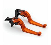 SCZMBLTLNV for NVX 155 AEROX Aerox155 2017 2018 CNC 3D Snake Aluminum Motorcycle Accessories Adjustable Brake Clutch Levers Brake(Orange-175mm)