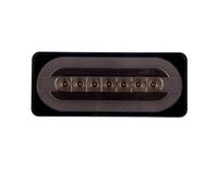 SCZMBLTLNV Lamp Tail Signal Light For Motorbike Dirt Pit Bike ATV UTV 3 In 1 Motorcycle Tail Lights Red+Yellow Rear Brake Stop Lamp With Turn Signal Light(Type A)