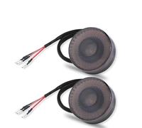 SCZMBLTLNV Lamp Tail Signal Light Motorcycle Red Round Rear Tail Brake Stop Light License Plate Mount Lamp For Suzuki For Chopper For Bobber For Cafe Racer ATV UTV(2pcs)