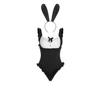 SCZSNYRX Sexy lingerie. Sexy no-take passion midnight charm bunny girl uniform, seductive maid suit