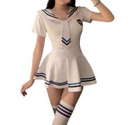SCZSNYRX Sexy lingerie, sexy pure JK student uniform sailor uniform, uniform temptation passion hot lingerie