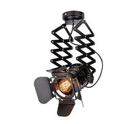 SCZWP8 Vintage Ceiling Spotlight Camera Shape Spotlight Industrial Commercial Decorative Lighting Pendant Lights Adjustable Stretchable Retro Metal Pendant Lighting Wall Lamp