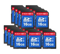 SD Card 16GB, 20-Pack UHS-I Class 10 MLC Flash Memory Card, High-Speed Secure Digital Cards for Cameras, DSLR, Action Cams - Reliable Storage