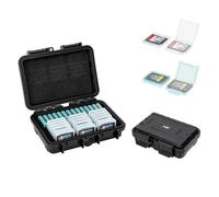 SD Card & CFA Memory Card Holder Case with Individual Plastic Card Box