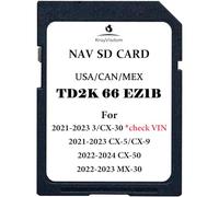 SD Card for GPS Navigation | Compatible with CX-5/CX-30/3/CX-9(2021-2023), CX-50(2022-2024), MX-30(2022-2023) | Navigation SD Card with USA/CAN/MEX Maps
