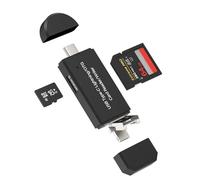 SD Card Reader(4in1)Type C Micro Lightning USB Jack Accessories TF Flash Drive Camera Memory Viewer compatible for Samsung LG PC Apple iPhone 14 13 12 11 Pro Max 7 8 X Ipad MacBook Photo Photography