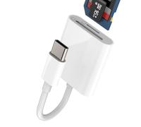 SD Card Reader for Iphone 17 16 15 Pro Max(2in1)USB C to Micro SD Adapter Camera Type C Android for Apple Memory Computer TF Plug for Ipad Compatible with Samsung Phone Macbook Fast Transfer converter
