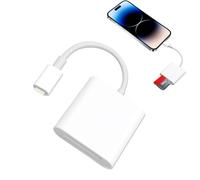 SD Card Reader for iPhone, Plug and Play for Lighting to SD Card Camera Reader, Fast transmission, Mobile phone accessories Compatible With iPhone 14/13/12/11/X/XS/XR/8/7 iPad, White