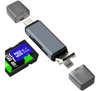 SD Card Reader Memory Stick USB A Adapter Micro USB C for iPhone 17 16 15 14 Pro Max for iPad for Apple Digital Camera Multi Compatible with Samsung Galaxy S26 Lightning Converter Android Flash Drive