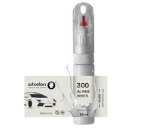 SD COLORS ALPINE WHITE 300 TOUCH UP 20 ML PAINT BRUSH REPAIR SCRATCH CHIP (JUST PAINT)