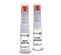 SD COLORS ARCTIC WHITE 147 compatible with MERCEDES New Touch Up Paint Pen REPAIR KIT 20 ML SCRATCH CHIP BRUSH COLOR CODE 147 ARCTIC WHITE (PAINT+LACQUER)
