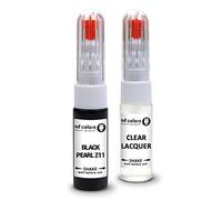 SD COLORS BLACK PEARL Z11 compatible with NISSAN New Touch Up Paint Pen REPAIR KIT 20 ML SCRATCH CHIP BRUSH COLOR CODE Z11 BLACK PEARL (PAINT+LACQUER)