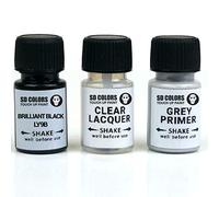 SD COLORS BRILLIANT BLACK LY9B L041 A1 New Touch Up Paint 15 ML REPAIR SCRATCH CHIP BRUSH COLOR CODE LY9B L041 A1 BRILLIANT BLACK (PAINT+PRIMER+LACQUER)
