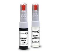 SD COLORS BRILLIANT BLACK LY9B сompatible with VW/AUDI New Touch Up Paint Pen REPAIR KIT 20 ML SCRATCH CHIP BRUSH COLOR CODE LY9B BRILLIANT BLACK (PAINT+LACQUER)