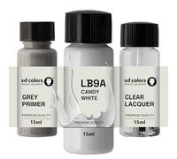 SD COLORS CANDY WHITE LB9A B9A B4 New Touch Up Paint 15 ML REPAIR SCRATCH CHIP BRUSH COLOR CODE LB9A B9A B4 CANDY WHITE (PAINT+PRIMER+LACQUER)
