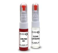 SD COLORS CHILI RED 851 compatible with BMW/MINI New Touch Up Paint Pen REPAIR KIT 20 ML SCRATCH CHIP BRUSH COLOR CODE 851 CHILI RED (PAINT+LACQUER)