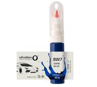 SD COLORS DARK BLUE 8W7 TOUCH UP 20 ML PAINT CONVENIENT BRUSH FOR SCRATCH REPAIR FIX (JUST PAINT)
