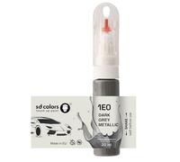 SD COLORS DARK GREY METALLIC 1E0 TOUCH UP 20 ML PAINT CONVENIENT BRUSH FOR SCRATCH REPAIR FIX (JUST PAINT)