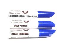 SD COLORS ENERGETIC ORANGE LP2Y 4M P2Y New Touch Up Paint Pen REPAIR KIT 12ML SCRATCH CHIP BRUSH COLOR CODE LP2Y 4M P2Y ENERGETIC ORANGE (PAINT+PRIMER+LACQUER)