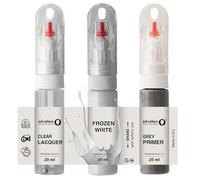 SD COLORS FROZEN WHITE TOUCH UP 20 ML PAINT CONVENIENT BRUSH FOR SCRATCH REPAIR FIX (PAINT+PRIMER+LACQUER)