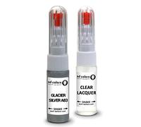 SD COLORS GLACIER SILVER A83 compatible with BMW New Touch Up Paint Pen REPAIR KIT 20 ML SCRATCH CHIP BRUSH COLOR CODE A83 GLACIER SILVER (PAINT+LACQUER)