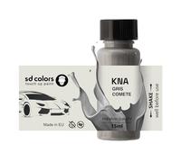 SD COLORS GRIS COMETE KNA New Touch Up Paint 15 ML REPAIR SCRATCH CHIP BRUSH COLOR CODE KNA GRIS COMETE (JUST PAINT)