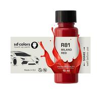 SD COLORS MILANO RED R81 New Touch Up Paint 15 ML REPAIR SCRATCH CHIP BRUSH COLOR CODE R81 MILANO RED (JUST PAINT)