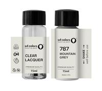 SD COLORS MOUNTAIN GREY 787 New Touch Up Paint 15 ML REPAIR SCRATCH CHIP BRUSH COLOR CODE 787 MOUNTAIN GREY (PAINT+LACQUER)
