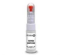 SD COLORS PEPPER WHITE 850 compatible with MINI New Touch Up Paint Pen REPAIR KIT 20 ML SCRATCH CHIP BRUSH COLOR CODE 850 PEPPER WHITE
