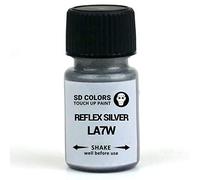 SD COLORS REFLEX SILVER LA7W A7W 8E New Touch Up Paint 8ML REPAIR SCRATCH CHIP BRUSH COLOR CODE LA7W A7W 8E REFLEX SILVER (JUST PAINT)