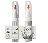 SD COLORS REFLEX SILVER LA7W A7W 8E TOUCH UP 20 ML PAINT BRUSH REPAIR SCRATCH CHIP (PAINT+LACQUER)