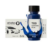 SD COLORS SAPPHIRE BLUE T69 New Touch Up Paint 15 ML REPAIR SCRATCH CHIP BRUSH COLOR CODE T69 SAPPHIRE BLUE (JUST PAINT)