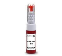 SD COLORS TOKYO RED 3T3 compatible with TOYOTA New Touch Up Paint Pen REPAIR KIT 20 ML SCRATCH CHIP BRUSH COLOR CODE 3T3 TOKYO RED