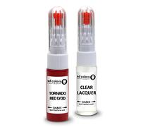 SD COLORS TORNADO RED LY3D compatible with VW/AUDI New Touch Up Paint Pen REPAIR KIT 20 ML SCRATCH CHIP BRUSH COLOR CODE LY3D TORNADO RED (PAINT+LACQUER)
