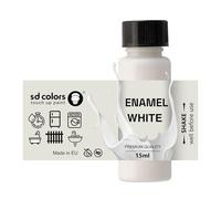 sd colors touch up paint ENAMEL WHITE TOUCH UP PAINT 8ml Quick Drying Compatible with Kitchen Appliances, Bathroom, Shower, Sink, Metal, Radiator, Fridge
