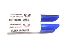 SD COLORS UNITED GREY LA7T X6 New Touch Up Paint Pen REPAIR KIT 12ML SCRATCH CHIP BRUSH COLOR CODE LA7T X6 UNITED GREY (PAINT+LACQUER)