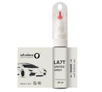 SD COLORS UNITED GREY LA7T X6 TOUCH UP 20 ML PAINT CONVENIENT BRUSH FOR SCRATCH REPAIR FIX (JUST PAINT)