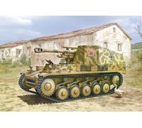 Sd.kfz. 124 Wespe 10.5cm Light Field Howitzer 1:72 Plastic Model Kit ITALERI