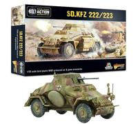 Warlord Games Scale Model Sd.Kfz 222/223 Armoured Car - 1:56 (28mm) Plastic for Bolt Action