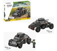 Sd.Kfz.222 armoured car brick model - COBI 2657 - 502 bricks