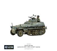 Warlord Games Sd.Kfz 250 Alte (Options For 250/1, 250/4 & 250/7) - 1:56 / 28mm Plastic Scale Model For Bolt Action Highly Detailed World War 2 Miniatures for Table-top Wargaming