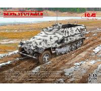 Sd.Kfz.251/1 Ausf.B 1:35 Plastic Model Kit ICM