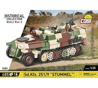 COBI-2283 WWII SD.KFZ.251/9 Half-Track St Model Building Bricks 485Pcs