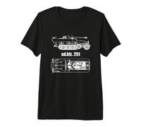 Sd.Kfz. 251 Half-Track Vehicle German Wehrmacht WW 2 Premium T-Shirt