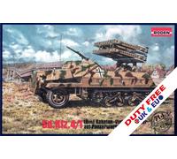 SD.KFZ 4/1 8cm RAKETENWERFER AUF PANZERWERFER 42 (WEHRMACHT MKGS)#714 1/72 RODEN