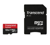 SD microSD Card 128GB Transcend SDXC UHS1 w/adapte NEW