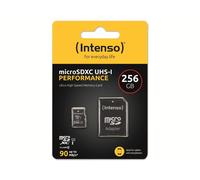 SD MicroSDXC Card 256GB Intenso UHS-I inkl. SD- Ad NEW