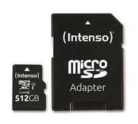 SD MicroSDXC Card 512GB Intenso UHS-I in NEW